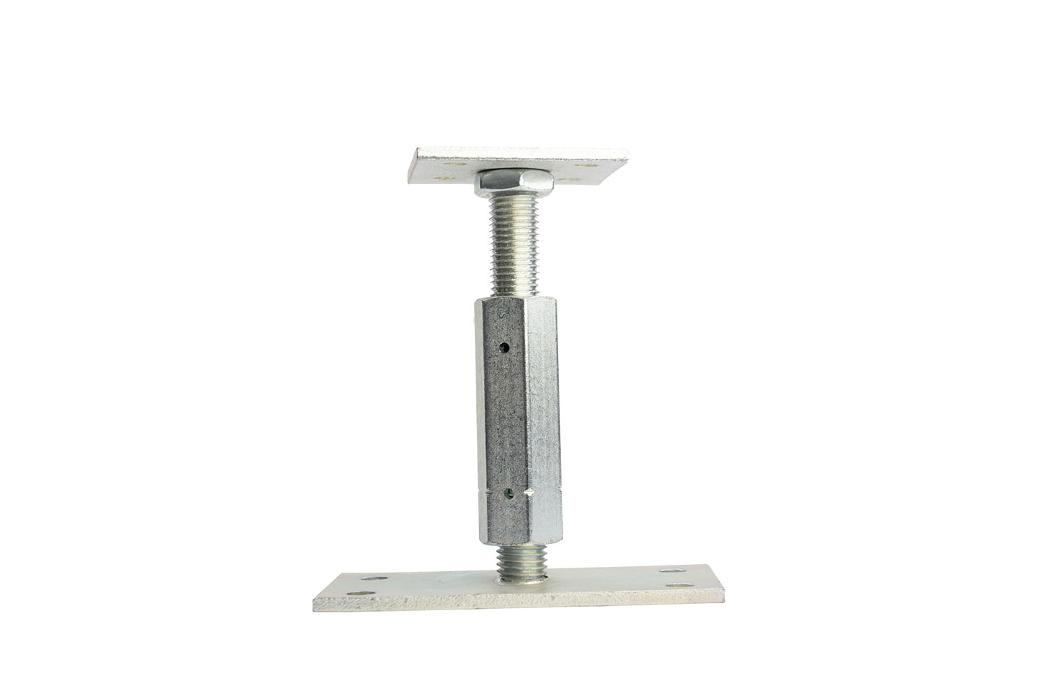 4x Pfostenträger Höhenverstellbar 95x95mm - Verzinkt Für Zäune & Carports